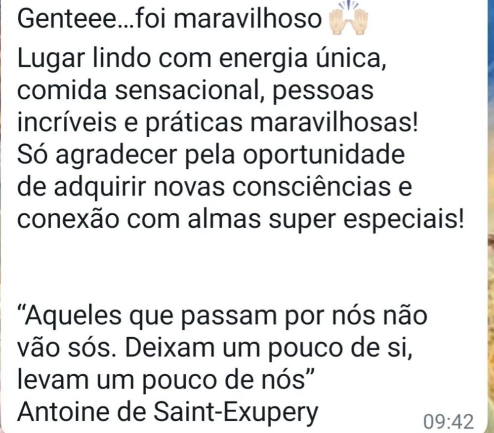 Depoimento de uma mulher que viveu o Retiro Inluz